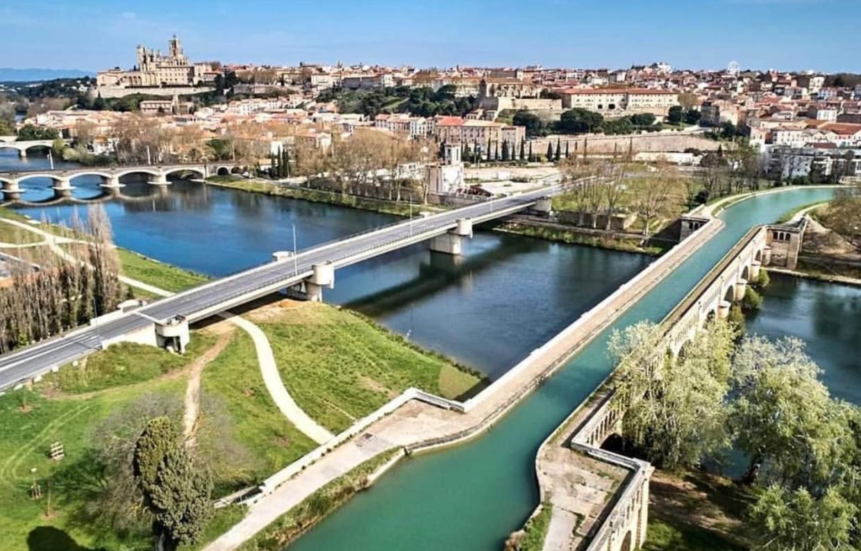 Liberte 1 - T2 Proche Gare Et Centre Commercial Polygone- Beziers- Wifi- Tv Connecte エクステリア 写真